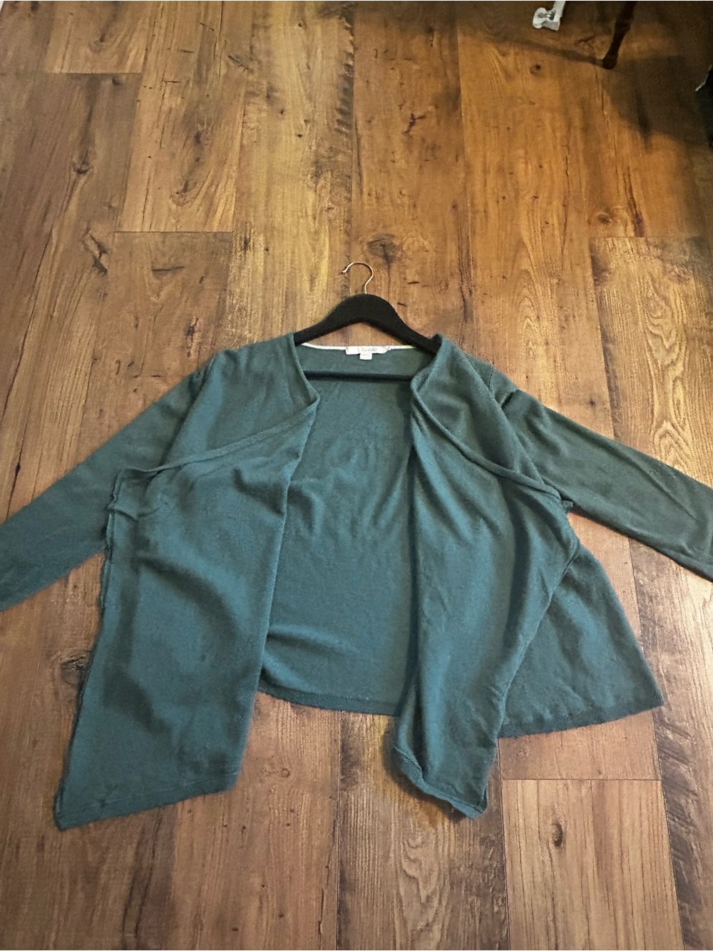 Boden Open-Front Cardigan - Teal Green